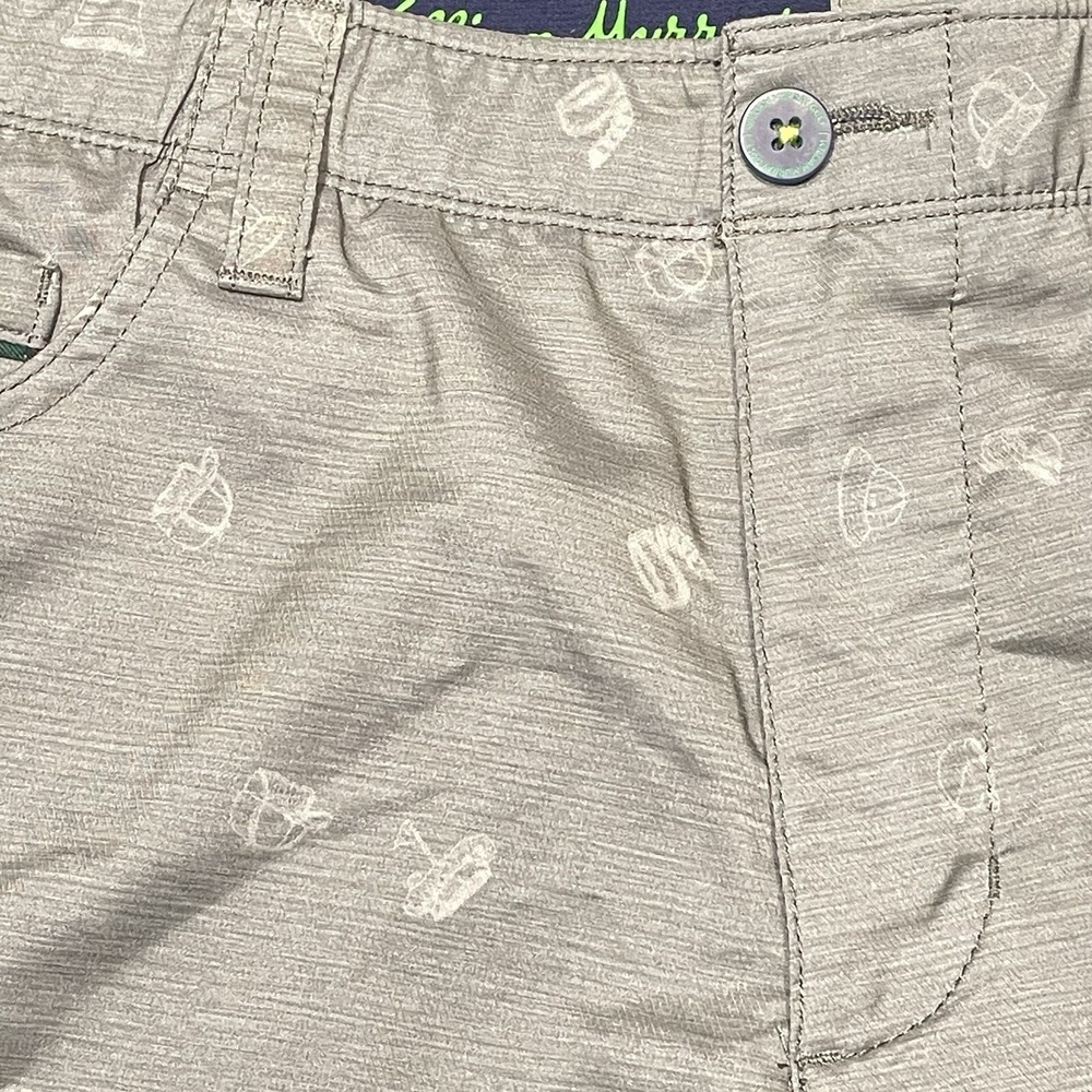 William‎ Murray Golf Shorts Mens 34 Gray All Over Print Stretch Straight Fit - Picture 2 of 9